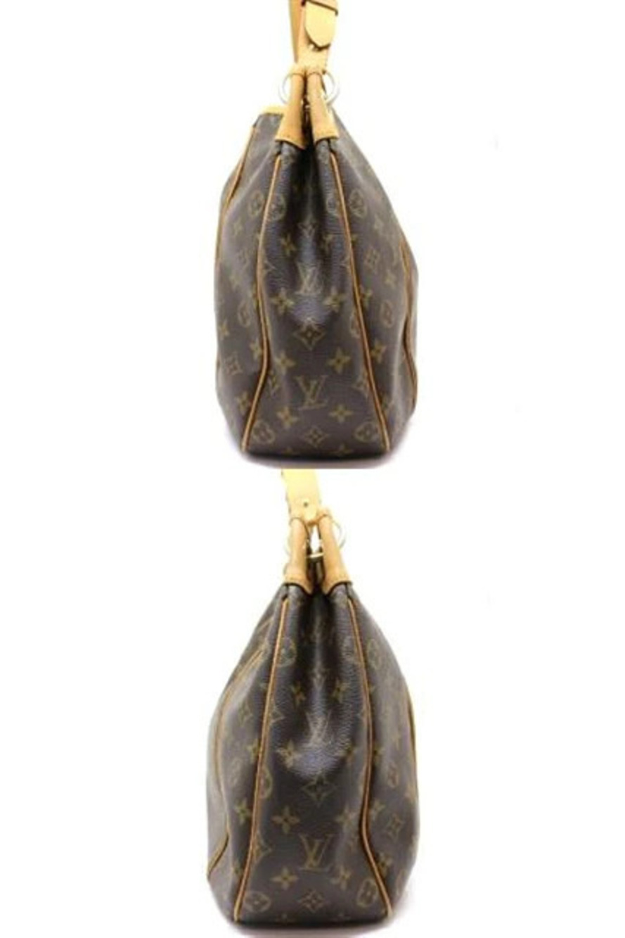 Louis Vuitton Galliera Shoulder Bag Monogram Brown